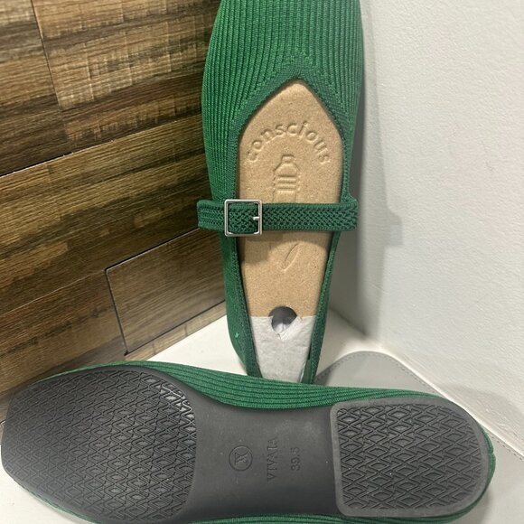 Vivaia Square-Toe Mary-Jane (Margot Mary-Jane) Women's Flats Size 8.5 NIB - Picture 3 of 8